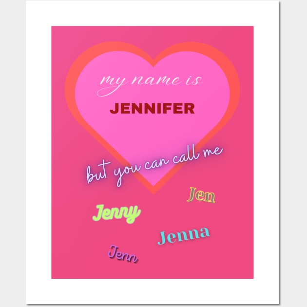 Jennifer Wall Art by baseCompass